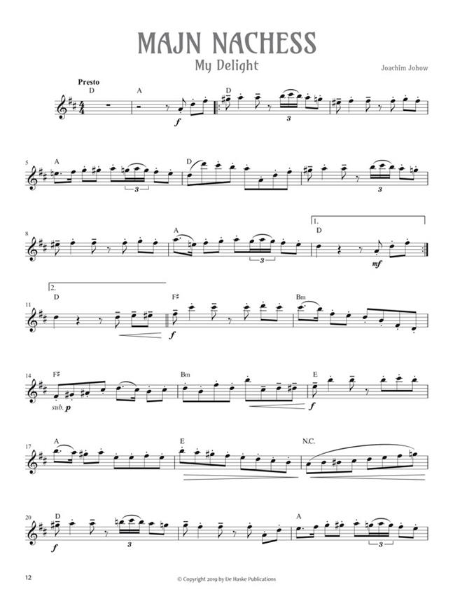 Hey Klezmorim! - 16 new Klezmer melodies for flute and piano - příčná flétna a klavír